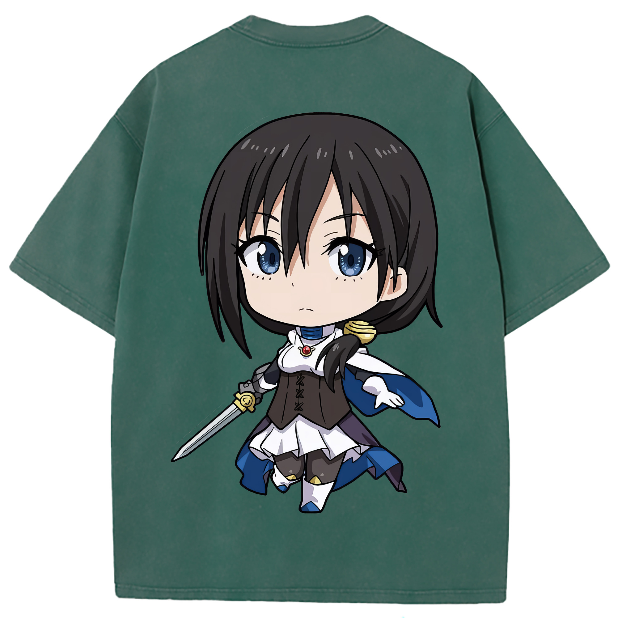 （画像用） 転スラ Regarding Reincarnated to Slime 綿100% ヴィンテージ風 半袖Tシャツ（背面プリント）